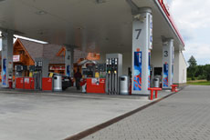 Stacja benzynowa w Inwałdzie